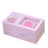 ADITAM Children's Gift Cute Wedding Keepsake Dancing Ballerina Display Wind-Up Music Box Jewelry Box with Mirror and Melody | Double the Comfort view 1