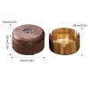 ARZARF Windproof Wooden Ashtray with Lid for Outdoor Use view 2