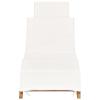 Chusui Set of 2 Teak Sun Loungers with Cushions view 4