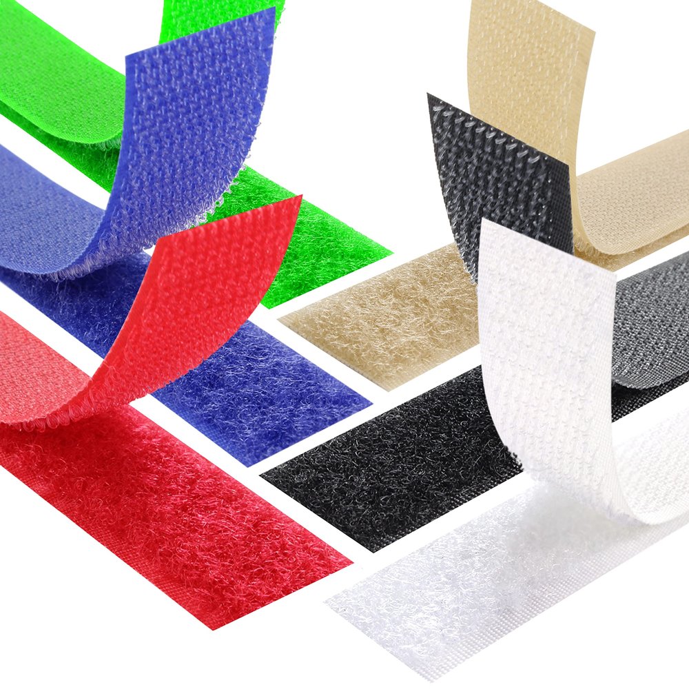 KS24 Products Sew-On Hook and Loop Tape, Neon Orange, 20 mm x 3 m Roll