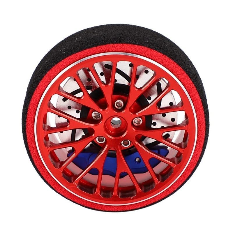 Metal RC Remote Control Steering Wheel for Traxxas TQi TRX-4 TRX-6 Slash Summit, Red