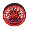 Metal RC Remote Control Steering Wheel for Traxxas TQi TRX-4 TRX-6 Slash Summit, Red view 1