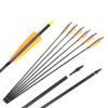 ACCMOS 32-Inch Carbon Hunting Arrows, Spine 800, 6.2 mm ID, 6-Pack view 1