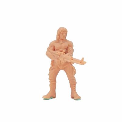 ZEDACAKAI 1/35 Male Killer with Submachine Gun Miniature Model GK, Unpainted - No. 2