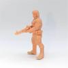 ZEDACAKAI 1/35 Male Killer with Submachine Gun Miniature Model GK, Unpainted - No. 2 view 3