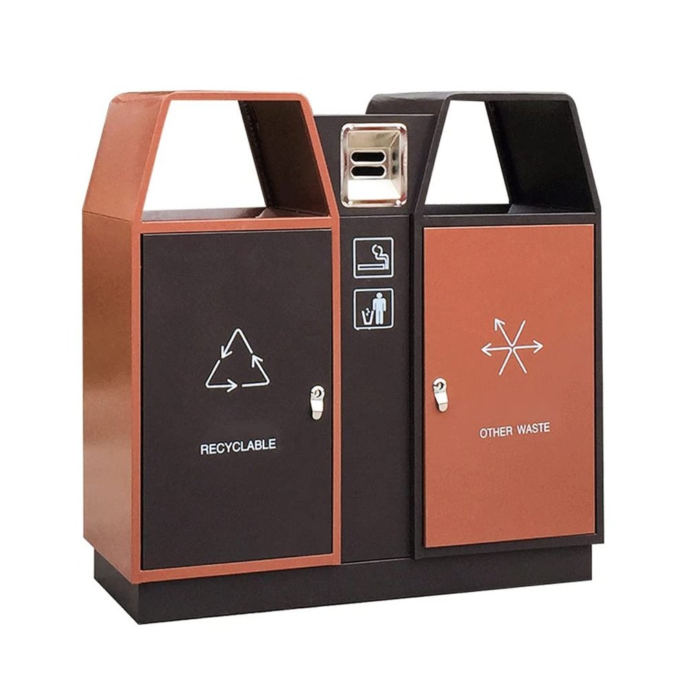 Indoor and Outdoor Waste Bin with Ashtray