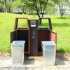 Indoor and Outdoor Waste Bin with Ashtray view 3