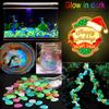 Glow-in-the-Dark Pebbles for Paths, Gardens, Aquariums and Courtyards, Yellow, 200 pcs view 2