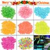 Glow-in-the-Dark Pebbles for Paths, Gardens, Aquariums and Courtyards, Yellow, 200 pcs view 3