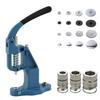 Button Press Set with Lever Press, 26/16 mm Tool and 50 White Plastic Blanks view 2