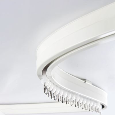 ZJKXJH Flexible Curtain Track, Wall Mount, 793 cm/26 ft