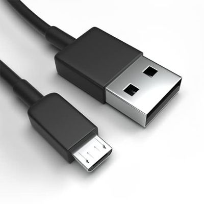 Justcom 6.6 ft Micro-USB Charging Cable for Pioneer C1, Black