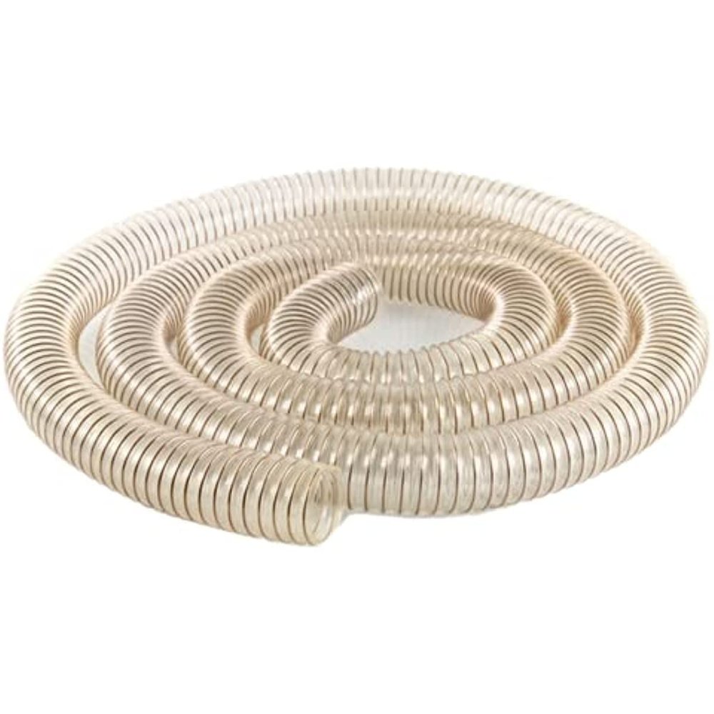 PU Steel-Wire Reinforced Industrial Vacuum Hose, 1 m, 76 mm Inner Diameter