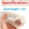 PU Steel-Wire Reinforced Industrial Vacuum Hose, 1 m, 76 mm Inner Diameter view 2
