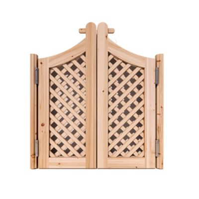 ASDQWER Solid Wood Double Swing Door, Customizable, W110 x H100 cm