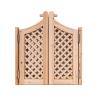 ASDQWER Solid Wood Double Swing Door, Customizable, W110 x H100 cm view 1