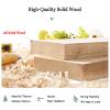 ASDQWER Solid Wood Double Swing Door, Customizable, W110 x H100 cm view 4