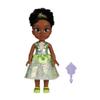 Disney Princess Tiana Doll 35 cm, Reflective Glitter Eyes, Movable Joints, Removable Outfit, Shoes, Tiara, Black Updo, for Girls Ages 3+ view 2