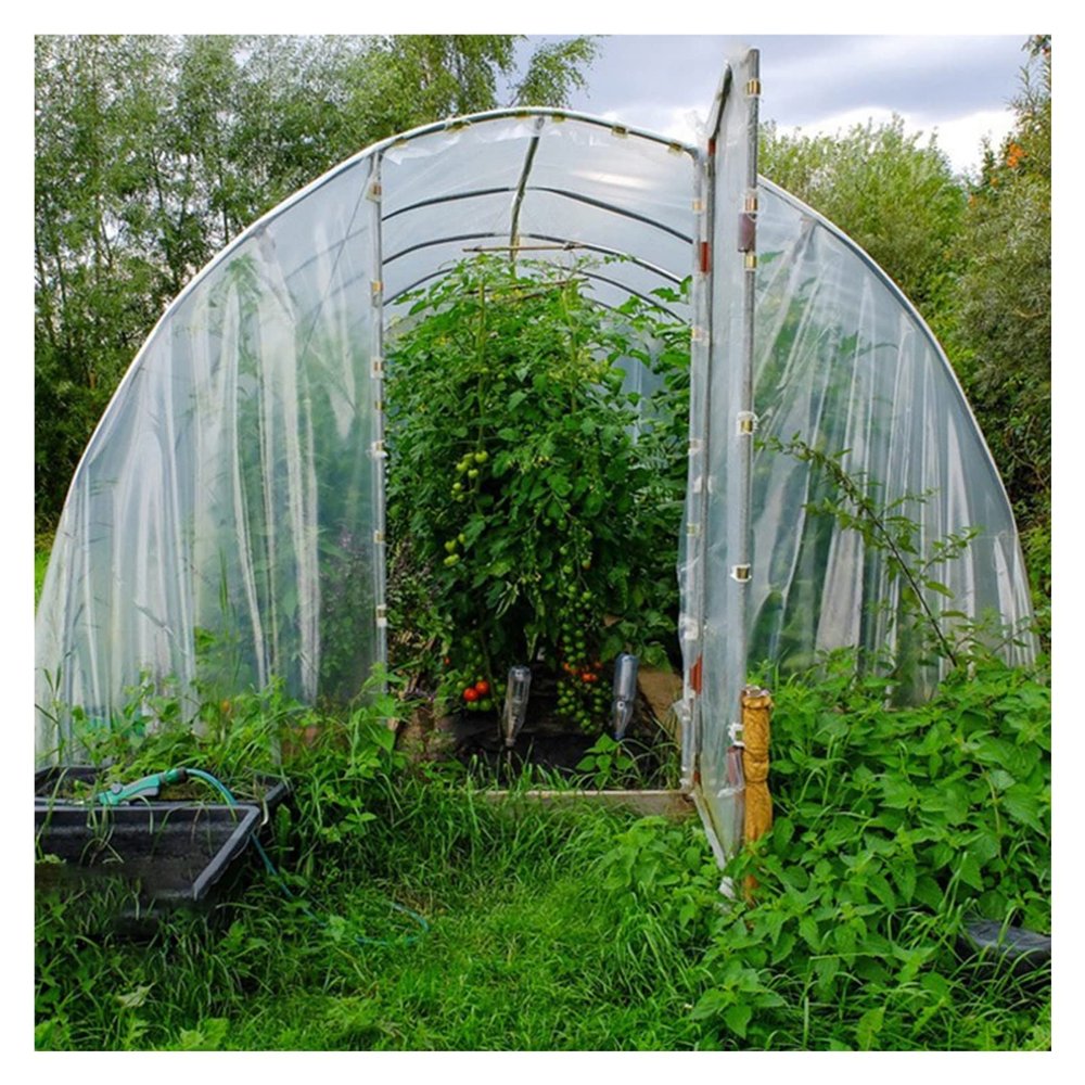 WIGING Clear Greenhouse Plastic Film, 8 x 14 m
