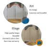 ASDQWER Solid Wood Swing Cafe Door, Partition Door with Hinges, Auto-Closing Saloon Door, W120 x H90 cm (47 x 35 in) view 2