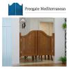 ASDQWER Solid Wood Swing Cafe Door, Partition Door with Hinges, Auto-Closing Saloon Door, W120 x H90 cm (47 x 35 in) view 3