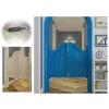 ASDQWER Solid Wood Swing Cafe Door, Partition Door with Hinges, Auto-Closing Saloon Door, W120 x H90 cm (47 x 35 in) view 4