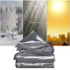 SCNSYL Transparent PVC Tarp, 5 x 4.3 m, Thick, Durable, and Reusable view 3