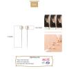 BEDT Authentic 925 Sterling Silver Synthetic Pearl Linked Stick Earrings for Women view 2