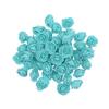 FIKROO 50–200 pcs 3 cm PE Foam Artificial Rose Heads for DIY, Scrapbooking, Wreaths, Wedding & Party Decor, F14 Teal, 100 pcs view 1