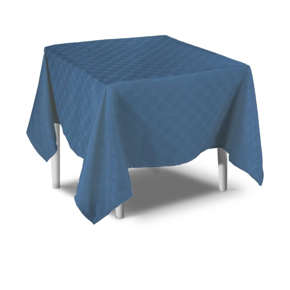 MyVorrei Square Tablecloth, Stain-Resistant, 100% Polyester, Hand-Finished, 200 x 200 cm