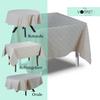 MyVorrei Square Tablecloth, Stain-Resistant, 100% Polyester, Hand-Finished, 200 x 200 cm view 3