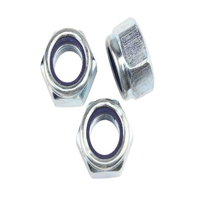 25 Zinc-Plated Steel Lock Nuts DIN 985 M39, Class 8