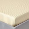 3-Piece King-Size Fitted Sheet Set, 400 Thread Count, 100% Egyptian Cotton, Ivory Stripe view 1