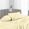 3-Piece King-Size Fitted Sheet Set, 400 Thread Count, 100% Egyptian Cotton, Ivory Stripe view 2