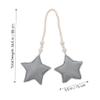 Star-Shaped Beaded Hanging Decor, Nordic Style view 3