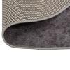 ZEYUAN Washable Shag Rug, Bedroom and Living Room, Gray, 120 cm, Non-Slip view 2