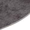 ZEYUAN Washable Shag Rug, Bedroom and Living Room, Gray, 120 cm, Non-Slip view 3