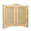 ASDQWER Solid Wood Double-Action Swing Door, Self-Closing Café Saloon Door, Metal Hinges, Custom, W120 x H80 cm (47 x 31 in) view 1