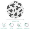 Cow Round Cutting Board, Non-Slip Kitchen Board for Serving and Cutting, 20 cm view 2