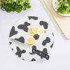 Cow Round Cutting Board, Non-Slip Kitchen Board for Serving and Cutting, 20 cm view 4