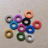 5/10-Piece Lot M3–M10 Colorful Aluminum Flat Washers for RC Parts, M6 × 12 × 2 mm, 10 Pieces, Red view 2