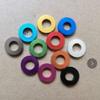 5/10-Piece Lot M3–M10 Colorful Aluminum Flat Washers for RC Parts, M6 × 12 × 2 mm, 10 Pieces, Red view 3