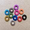 5/10-Piece Lot M3–M10 Colorful Aluminum Flat Washers for RC Parts, M6 × 12 × 2 mm, 10 Pieces, Red view 4