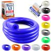 20 m Silicone Vacuum Hose, 6 mm ID, Blue, 200°C view 1