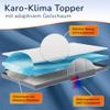 MSS e.K. Karo Gel Premium Gel Foam Mattress Topper, 140 x 200 x 8 cm view 2