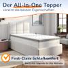 MSS e.K. Karo Gel Premium Gel Foam Mattress Topper, 140 x 200 x 8 cm view 3