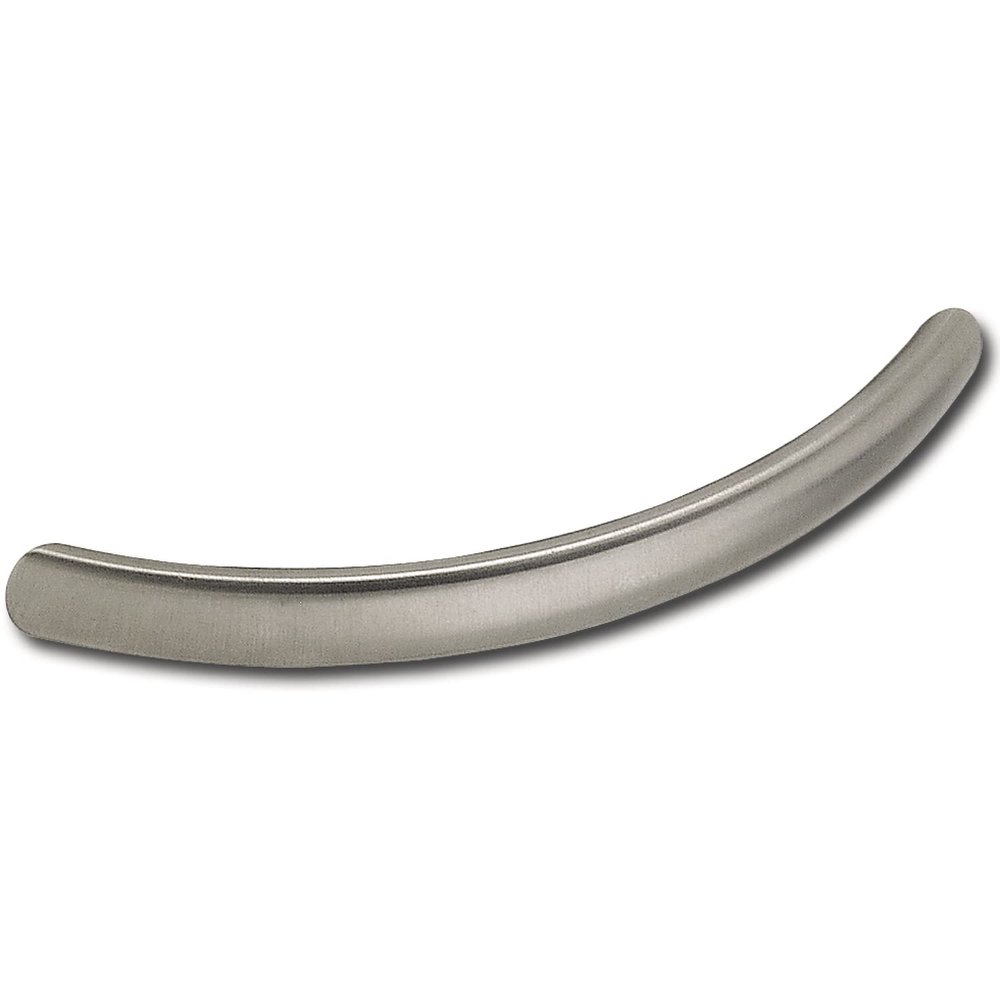 ACCURIDE MG.35160.20 LA 160 mm, Technik-Team Meissa Handle, 180 mm Wide, Curved Furniture Handle, Brushed Stainless Steel, Silver