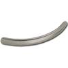 ACCURIDE MG.35160.20 LA 160 mm, Technik-Team Meissa Handle, 180 mm Wide, Curved Furniture Handle, Brushed Stainless Steel, Silver view 1