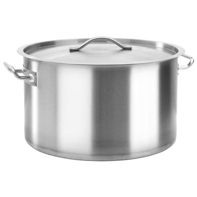 Home & Garden Stainless Steel Stockpot, 44 L, 45 x 28 cm