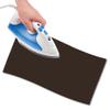 USIT Cotton Iron-On Repair Patch, 48 x 11.5 cm, Dark Brown view 1